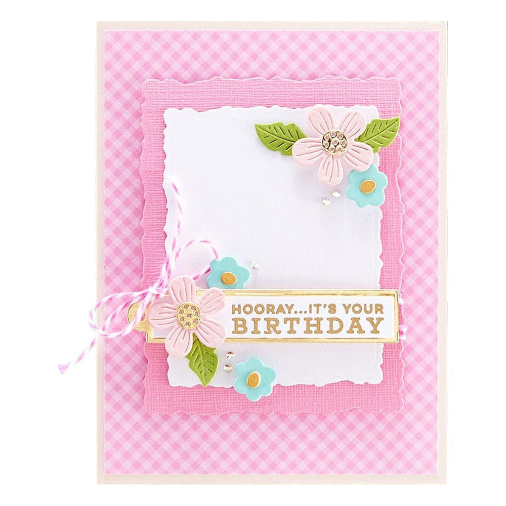 Nestabilities Deckled Rectangles LG Etched Dies
