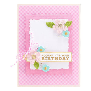 Nestabilities Deckled Rectangles LG Etched Dies