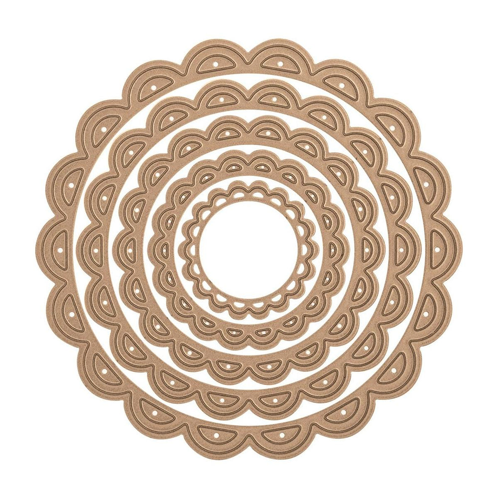 Nestabilities Lacey Circles Etched Dies