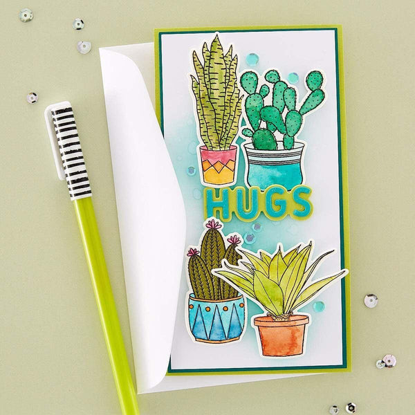 Succulents Stamp & Die Set by Simon Hurley