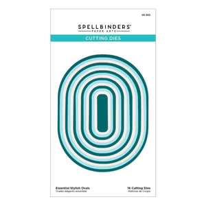 Essential Stylish Ovals Etched Dies