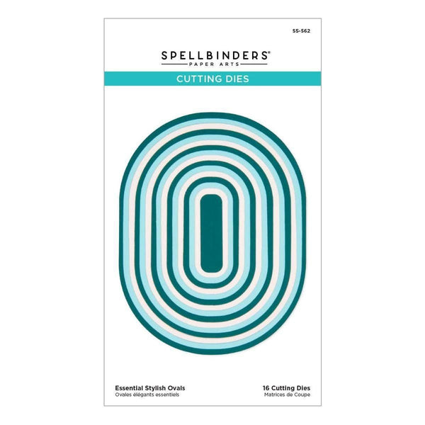 Essential Stylish Ovals Etched Dies