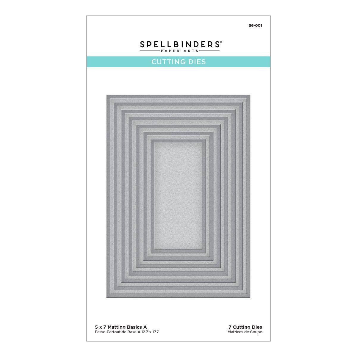 5 x 7 Matting Basics A Card Creator Etched Dies
