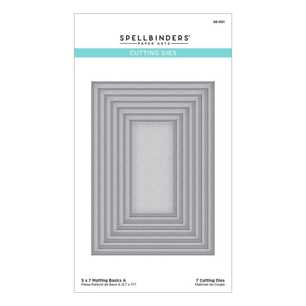 5 x 7 Matting Basics A Card Creator Etched Dies
