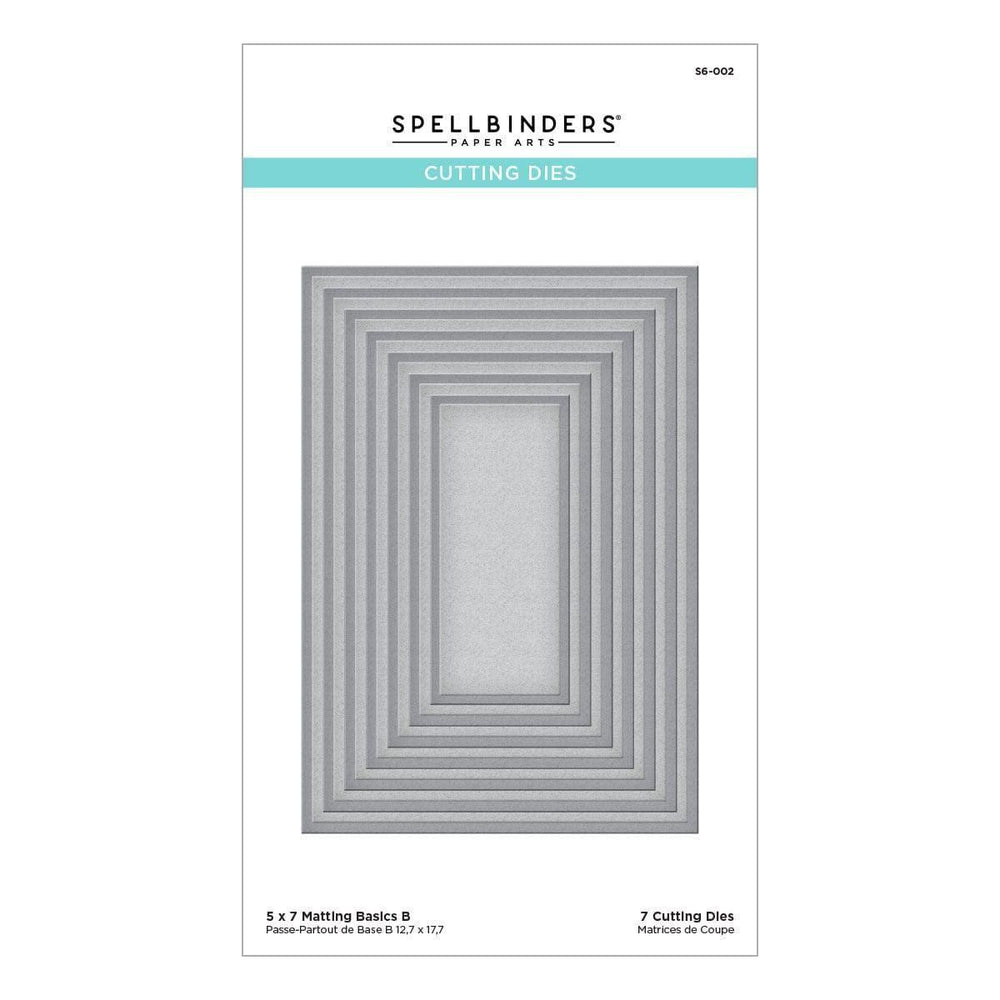 5 x 7 Matting Basics B Card Creator Etched Dies