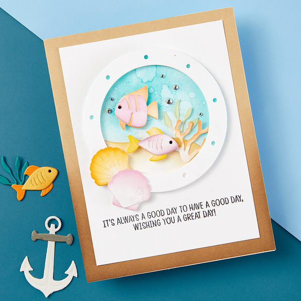 Sending Sunshine Sentiments Clear Stamp Set by Tina Smith