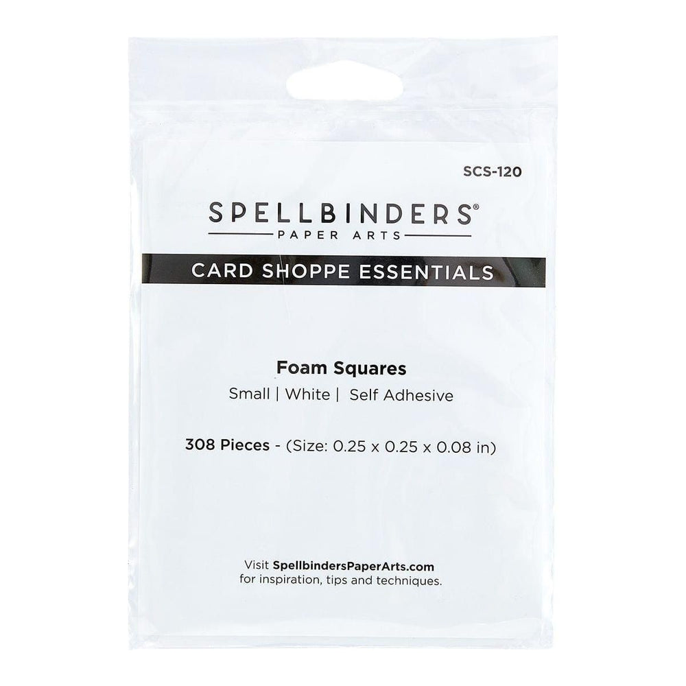 White Foam Adhesive Squares - Small 1/4 IN