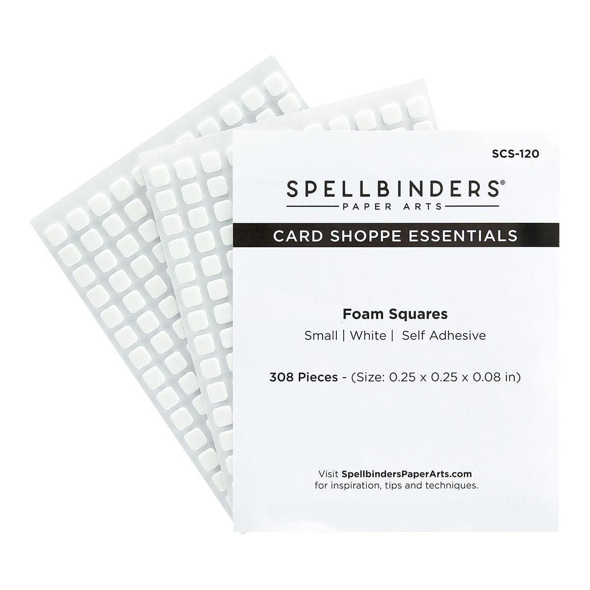 White Foam Adhesive Squares - Small 1/4 IN