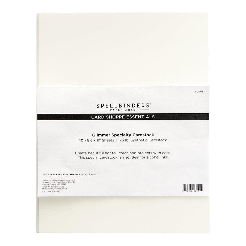 Glimmer Specialty Cardstock 8 1/2'' x 11" - 10 pack