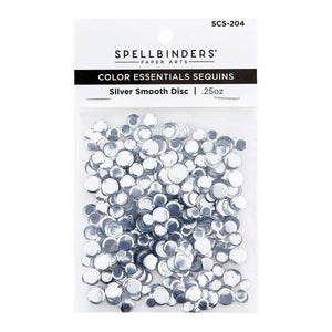 Silver Smooth Discs Color Essentials Sequins