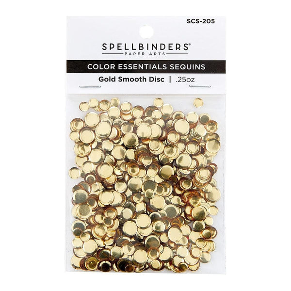 Gold Smooth Discs Color Essentials Sequins