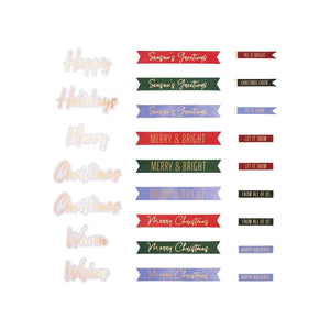 Winter Wonderland Printed Die Cut Sentiments from Winter Wonderland Collection