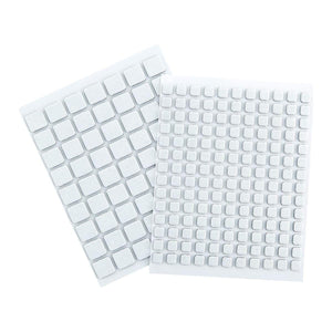 Black Foam Adhesive Squares Mix - 1MM