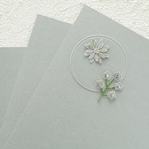 Brushed Silver Cardstock 8 1/2" x 11 - 10 Pack