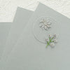 Brushed Silver Cardstock 8 1/2