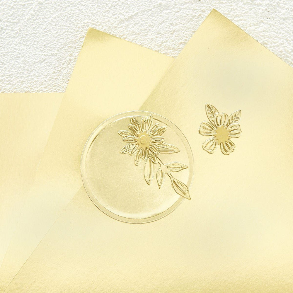 Mirror Gold Cardstock 8 1/2" x 11 - 10 Pack