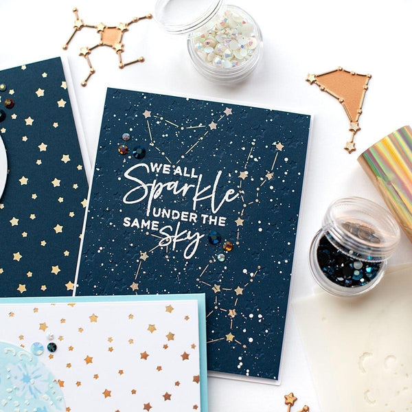 Stargazer Embossing Folder from Celestial Zodiacs Collection