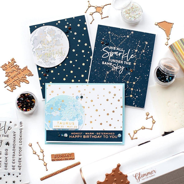 Stargazer Embossing Folder from Celestial Zodiacs Collection
