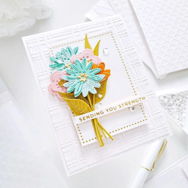 Plaid Company Embossing Folder