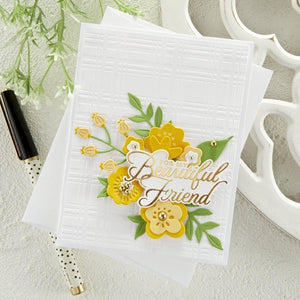 Plaid Company Embossing Folder