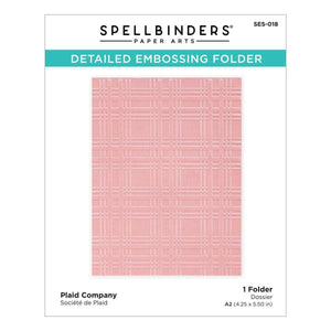 Plaid Company Embossing Folder