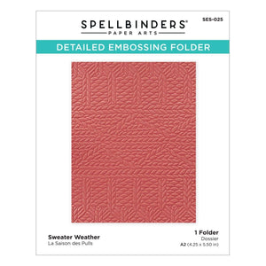 Sweater Weather Embossing Folder