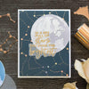 Layered Full Moon Stencil from Celestial Zodiacs Collection