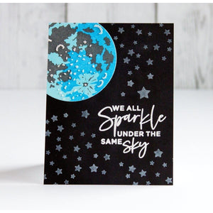 Layered Full Moon Stencil from Celestial Zodiacs Collection