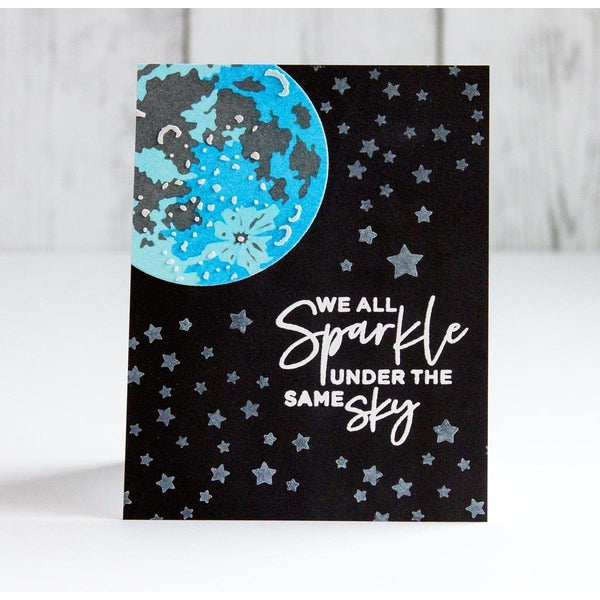 Layered Full Moon Stencil from Celestial Zodiacs Collection