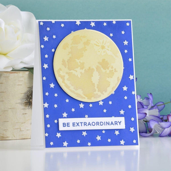 Layered Full Moon Stencil from Celestial Zodiacs Collection