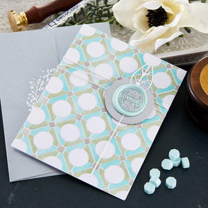 Pastel Blue Wax Beads