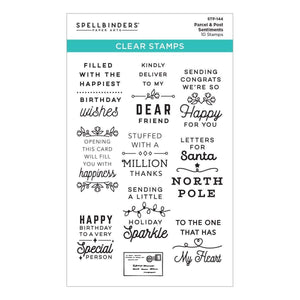 Parcel & Post Sentiments Clear Stamp Set