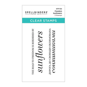 Freedom Sunflowers Clear Stamp Set