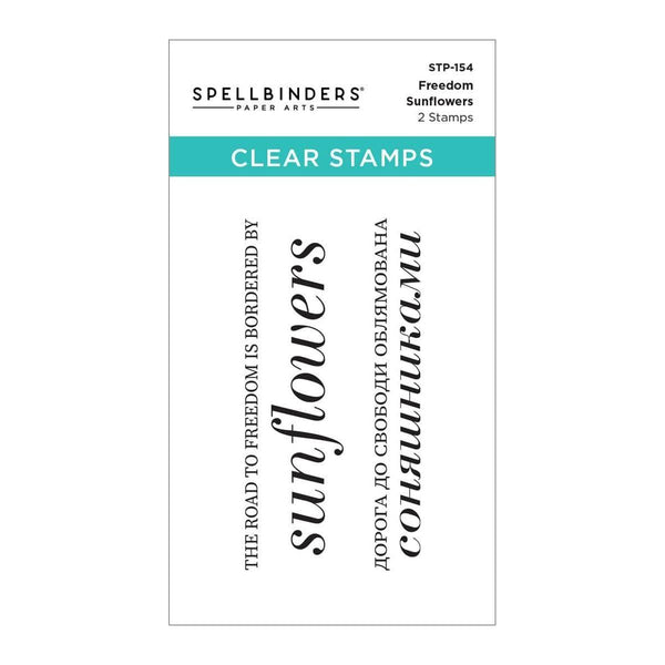Freedom Sunflowers Clear Stamp Set