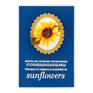 Freedom Sunflowers Clear Stamp Set