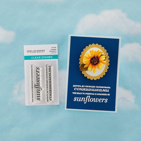 Freedom Sunflowers Clear Stamp Set