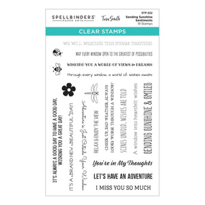 Sending Sunshine Sentiments Clear Stamp Set by Tina Smith