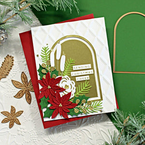 Holiday Blooms Etched Dies