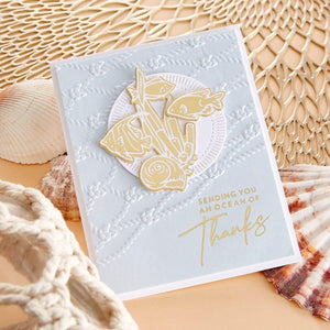 Cast Away 3D Embossing Folder by Dawn Woleslagle
