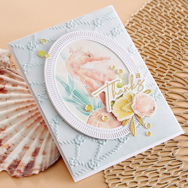 Cast Away 3D Embossing Folder by Dawn Woleslagle