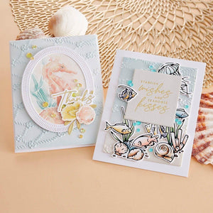 Cast Away 3D Embossing Folder by Dawn Woleslagle