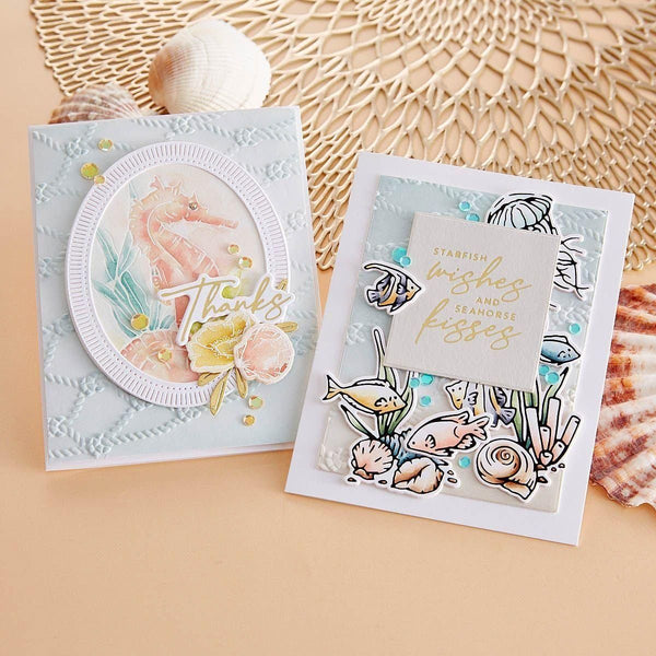 Cast Away 3D Embossing Folder by Dawn Woleslagle