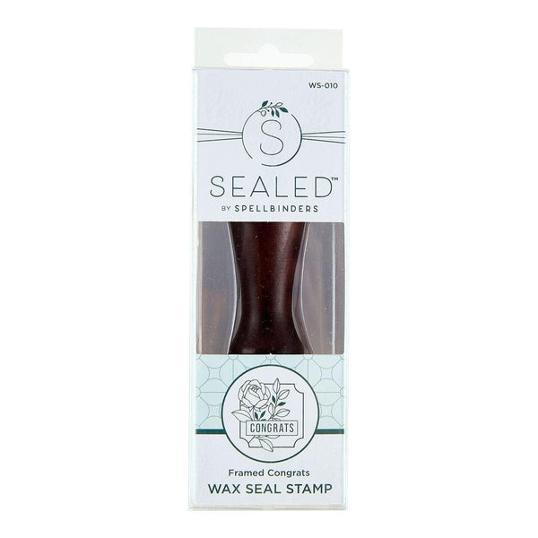 Framed Congrats Wax Seal Stamp