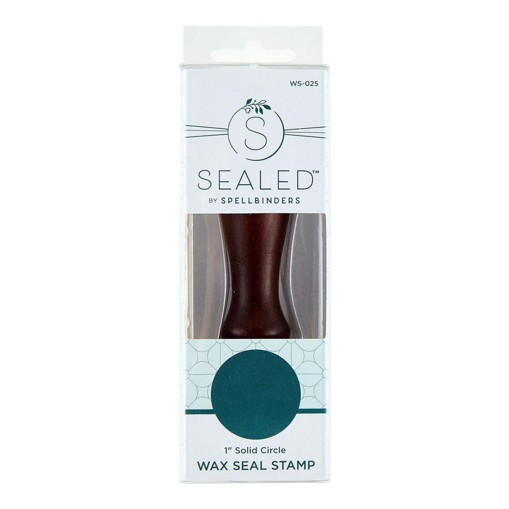 1" Solid Circle Wax Seal Stamp