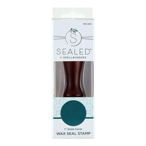 1" Solid Circle Wax Seal Stamp