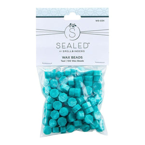 Teal Wax Beads