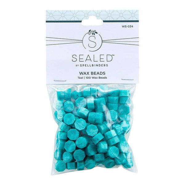 Teal Wax Beads