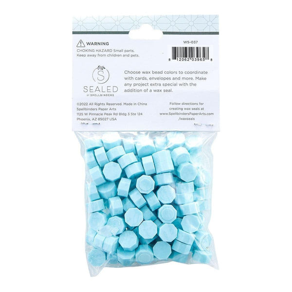 Pastel Blue Wax Beads