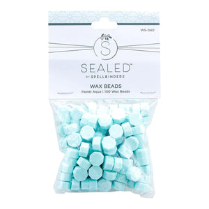 Pastel Aqua Wax Beads