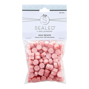 Peachy Pink Wax Beads
